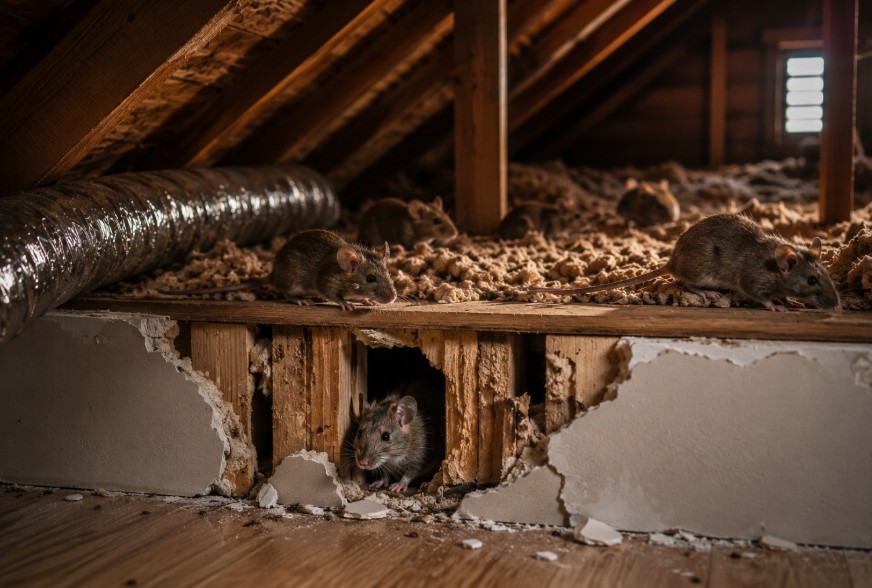 mice in attics of sacramento homes