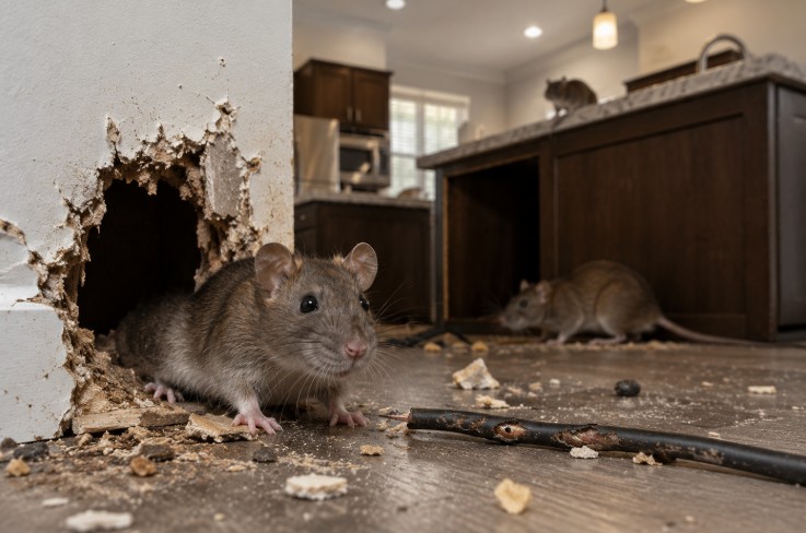 Rodent infesting Natomas house