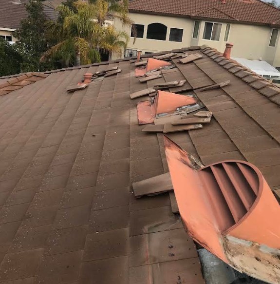 roof vent gap sealed to avoid future rodent from entering